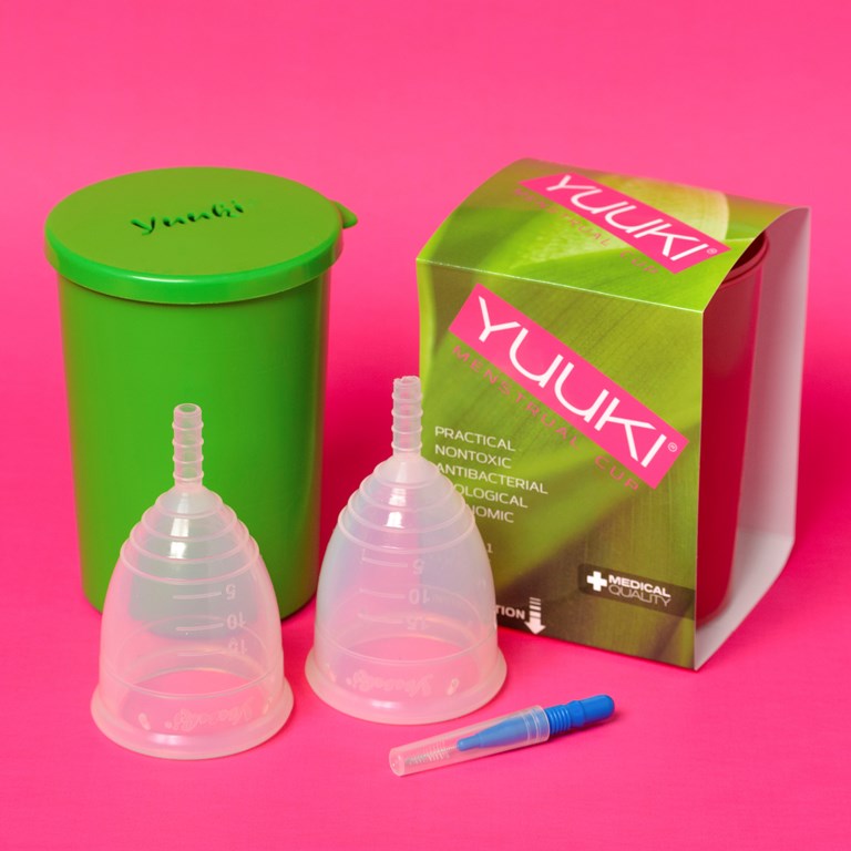 MIX – dos copas menstruales grandes (SOFT + CLASSIC)